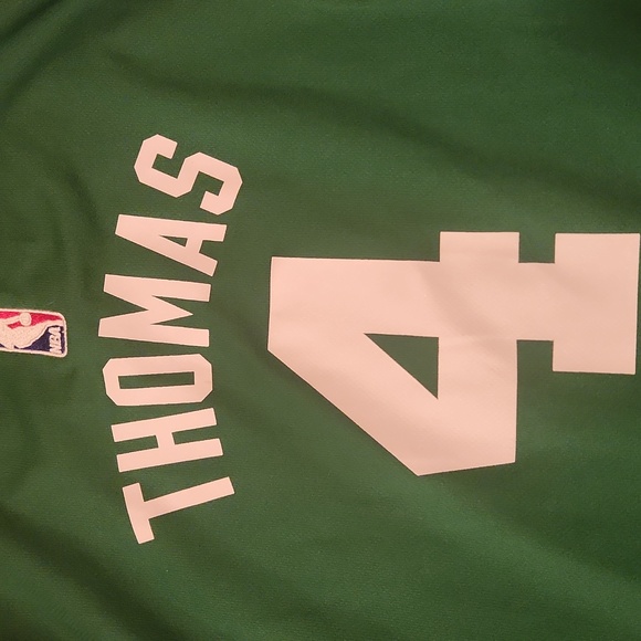 Adidas Green Boston Jersey Number 4 Thomas Size XL - Picture 6 of 6